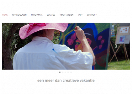 Website schilder- en tekenlessen