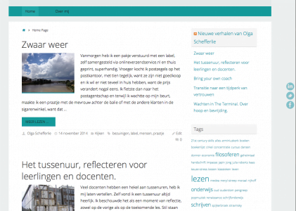 Website schrijfster