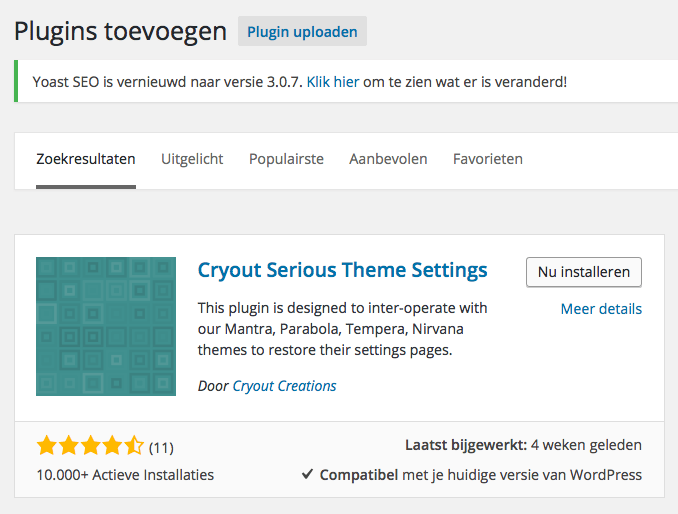 cryout-plugin