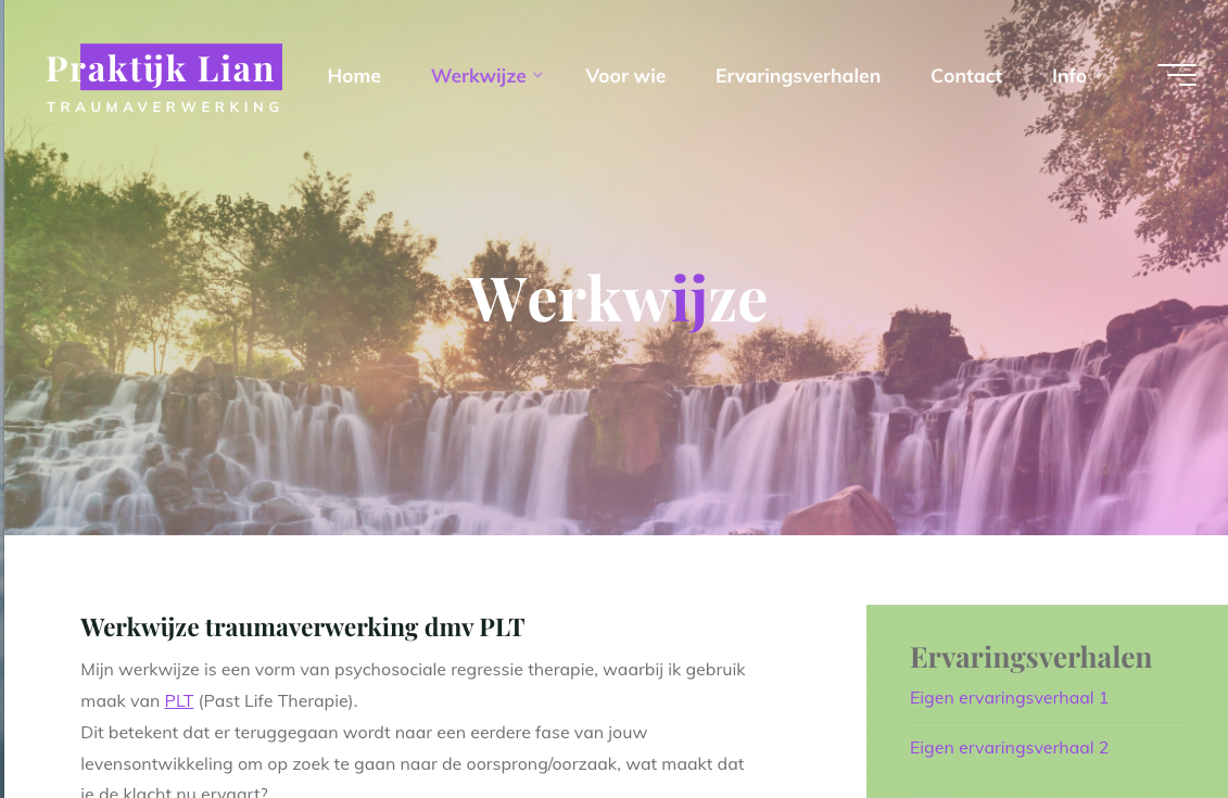 Praktijk Lian Traumaverwerking Pagina
