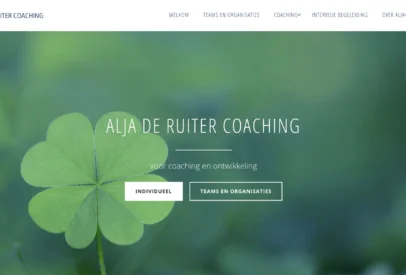 Website Alja de Ruiter Home